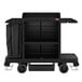 Suncast HKC1001 Black Standard Janitor / Housekeeping Cart with Bag and Non-Marring Wall Bumpers Main Thumbnail 2