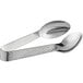 A pair of Acopa stainless steel tongs with textured handles.