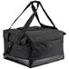 A black Vesture heavy-duty thermal catering bag with straps.