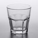 A Pasabahce Casablanca clear glass tumbler with a small rim.