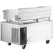 Cooking Performance Group CBL48 48" Gas Countertop Lava Briquette Charbroiler and 48", 2 Drawer Refrigerated Chef Base - 160,000 BTU Main Thumbnail 4