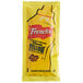 A yellow French's mustard packet.