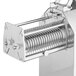 An Avantco stainless steel meat tenderizer machine with a metal cylinder and 64 blades inside.