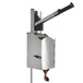 A stainless steel Nemco wall-mount pump dispenser with a black handle.