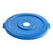 A blue plastic Lavex disc with a 3 1/2" hole in it.
