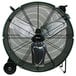 King Electric DFC-36D 36" 2-Speed Fixed Direct Drive Industrial Drum Fan - 1/3 hp, 11280 CFM Main Thumbnail 2