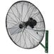 King Electric WFO-24 24" 3-Speed Oscillating Direct Drive Industrial Wall-Mount Fan - 1/6 hp, 7500 CFM Main Thumbnail 1