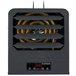 A black King Electric unit heater with a digital display.