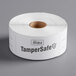 TamperSafe 1 1/2" x 6" Customizable White Paper Tamper-Evident Label - 250/Roll Main Thumbnail 3
