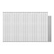 A set of black wire mesh panels on a white background.