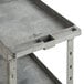 Lavex Industrial Large Gray 2-Shelf Utility Cart - 40 3/4" x 25 1/2" x 33 1/2" Main Thumbnail 4