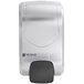 San Jamar S970SS Summit Rely Silver Manual Hand Soap, Sanitizer, and Lotion Dispenser - 5 3/16" x 4" x 8 7/8" Main Thumbnail 4
