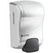 San Jamar SF970SS Summit Rely Silver Manual Foam Hand Soap and Sanitizer Dispenser - 5 3/16" x 4" x 8 7/8" Main Thumbnail 2