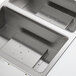 ServIt GST-4WE-LP Four Pan Open Well Liquid Propane Steam Table with Undershelf - 14,000 BTU Main Thumbnail 4