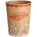 Carnival King Kraft 32 oz. Popcorn Cup - 50/Pack Main Thumbnail 3