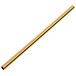 An Acopa gold stainless steel reusable straight straw.