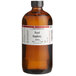 A white 16 oz. bottle of LorAnn Royal Raspberry Super Strength Flavor syrup.