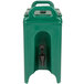 Cambro 250LCD519 Camtainers® 2.5 Gallon Kentucky Green Insulated Beverage Dispenser Main Thumbnail 3