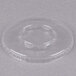 WNA Comet LCD58C Clear Flat Lid for 5 and 8 oz. Dessert Container - 100/Pack Main Thumbnail 2