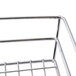 An American Metalcraft chrome rectangular grid basket with a wire handle.