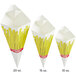 Carnival King 15 oz. Square French Fries Cardboard Fry Cone - 500/Case Main Thumbnail 5