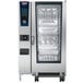 A large silver Rational iCombi Pro combi oven with a blue panel.
