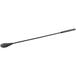 An American Metalcraft black stainless steel bar spoon with a long handle.
