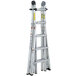 A group of Cosco aluminum multi-position ladders on a white background.