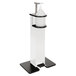 IRP 7515402 White Freestanding Hand Sanitizing Station / Dispenser with Foot Pedal Main Thumbnail 1