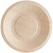 TreeVive by EcoChoice 5" Compostable Wooden Round Plate - 100/Pack Main Thumbnail 3
