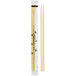 A package of Emperor's Select bamboo chopsticks with two bamboo chopsticks inside.