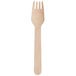 TreeVive by EcoChoice 6 1/4" Compostable Wooden Fork - 100/Case Main Thumbnail 3