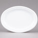 Dart 11PRWF 11" White Famous Service Impact Plastic Platter - 500/Case Main Thumbnail 2