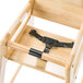 Foundations 4522046 NeatSeat Stackable Hardwood High Chair with Natural Finish - Unassembled Main Thumbnail 2