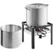 Backyard Pro 100 Qt. Aluminum Outdoor Seafood Boiler / Steamer Kit - 110,000 BTU Main Thumbnail 3