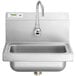 Regency 17" x 15" Wall Mounted Hand Sink with Waterloo Hands-Free Sensor Faucet Main Thumbnail 5
