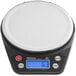 A black and white Galaxy PCR10 digital portion scale on a counter.
