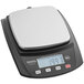 A white square Galaxy digital portion scale with black buttons.