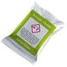 A clear plastic bag with green and white label for Rational Active Green Cleaner Tabs.