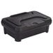 Carlisle XT140003 Cateraide™ Slide 'N Seal™ Black Top Loading 4" Deep Insulated Food Pan Carrier with Sliding Lid Main Thumbnail 1