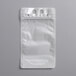 Choice 16 oz. Clear Plastic Single Zipper Drink Pouch - 1000/Case Main Thumbnail 2