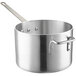 An aluminum Choice saucepan with a handle and a lid.