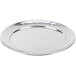 American Metalcraft HMRST1801 18 1/2" Round Hammered Stainless Steel Tray Main Thumbnail 2