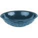 HS Inc. HS1018 9" x 2 1/4" Blueberry Polyethylene Round Weave Basket - 24/Case Main Thumbnail 2