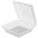 GET EC-02 9" x 9" x 3 1/2" Clear Customizable Reusable Eco-Takeouts Container - 12/Pack Main Thumbnail 3