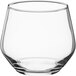 An Acopa Radiance stemless wine glass with a white background.