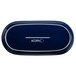 An Acopa Azora Blue Stoneware oblong coupe platter with white text on the box.