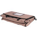 Choice Insulated Food Delivery Bag / Pan Carrier, Brown Nylon, 23" x 13" x 15" Main Thumbnail 4