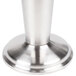 An American Metalcraft stainless steel bucket stand with a round base.