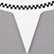 Oval Write-On Deli Sign Spear with Black Checkered Border - 25/Pack Main Thumbnail 3